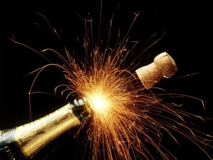 Girlfriends and champers ... what more could a girl want on her birthday?