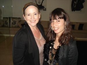 With Salita Matthews (and yes, that's a different version of my holiday hibernating hair do again!)