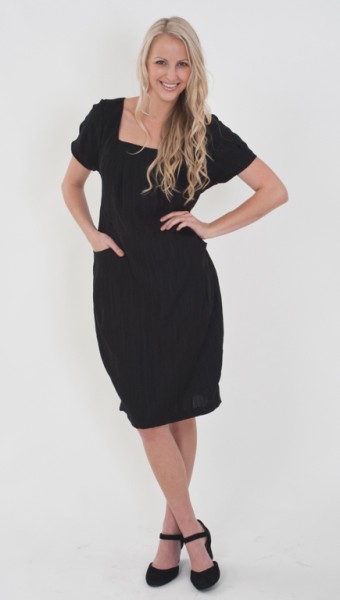 Verily Overall Dress with Sleeves $160