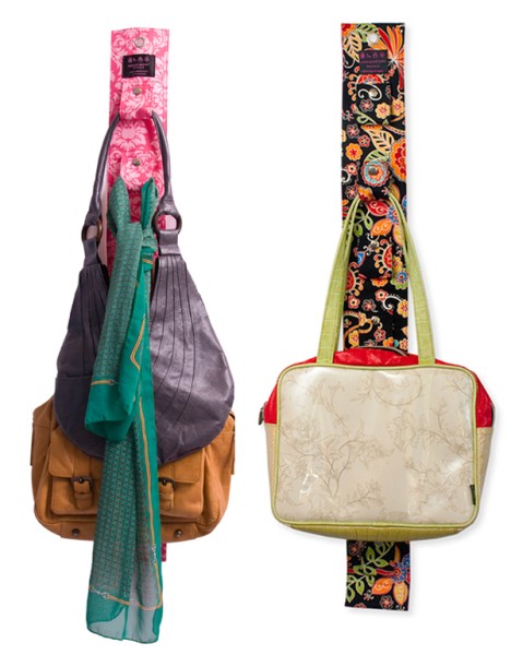 Sassi Sam handbag hangers $40 each. www.sassisam.com