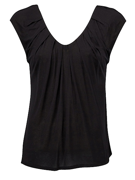 Witchery pleated neckline tee $89.95. www.witchery.com.au