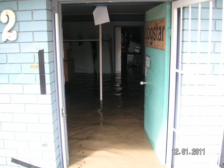 The flood stopped rising at 1.8m