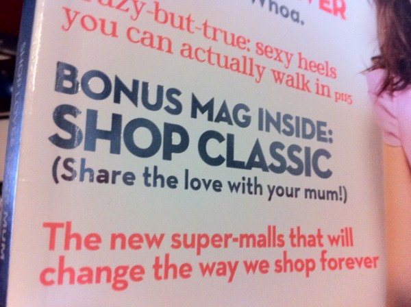 Shop Till You Drop October 2010: "Share the love with your mum!" Oh, that's right, I am the mum!
