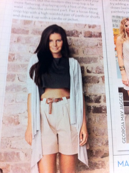 The 2011 version of the crop top. OMG.