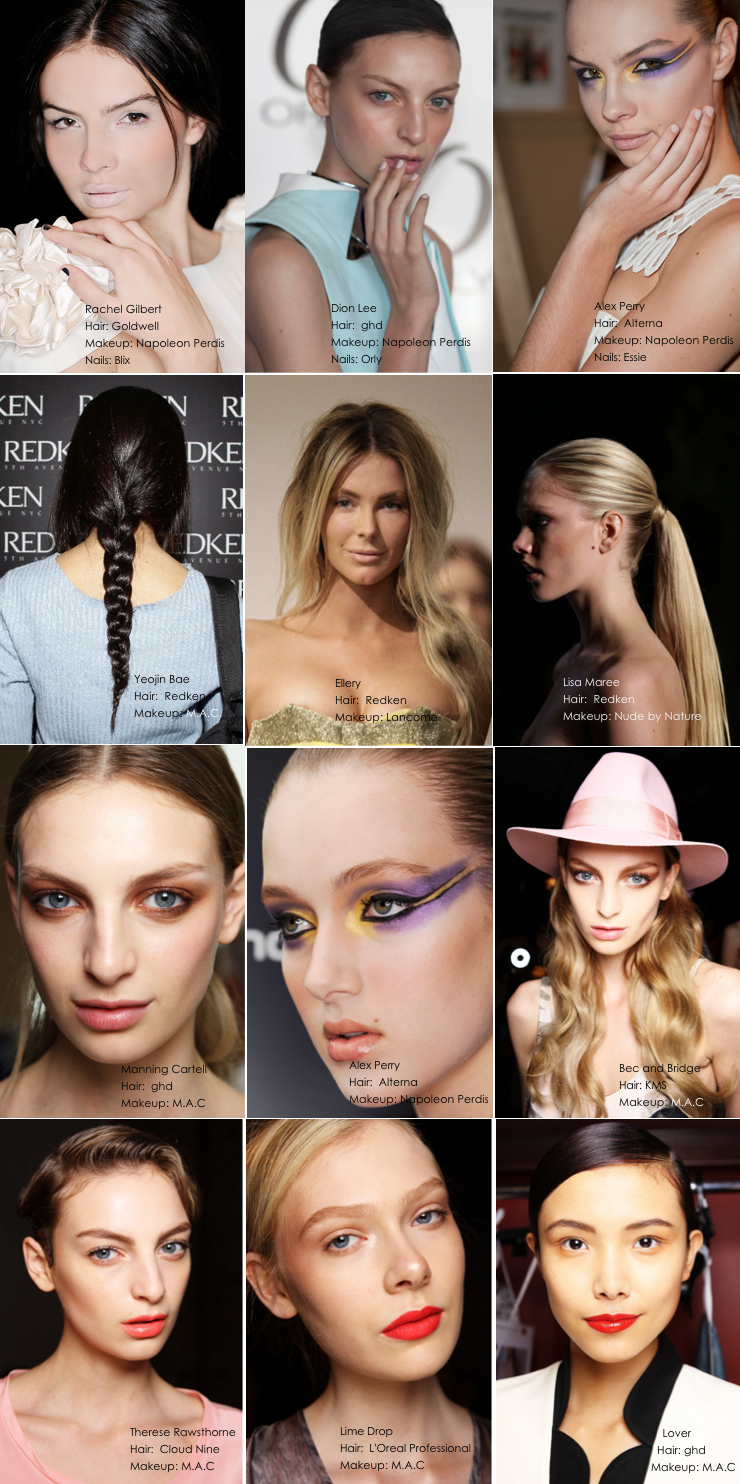 RAFW 2011 beauty key trends RAFW 2011 beauty key trends