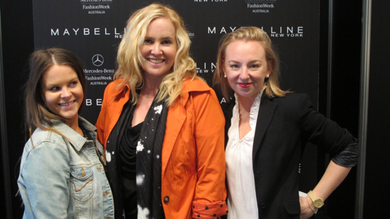 Maybelline New York's Katie and Georgia ... they have made this week run SO smoothly for covering shows backstage. 