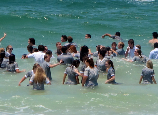 The 12sof12 - graduate with a swim in the ocean at Mooloolaba The 12sof12 - graduate with a swim in the ocean at Mooloolaba