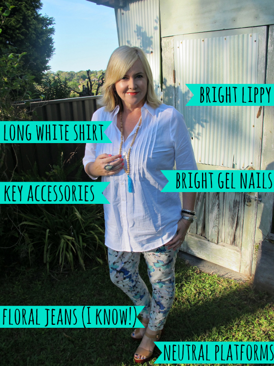 keeping it real floral jeans