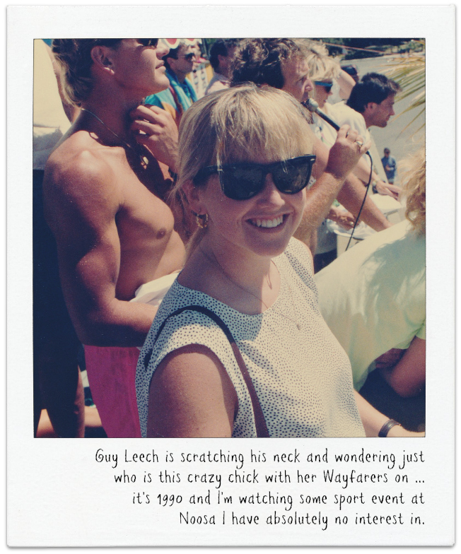Nikki Parkinson and Guy Leech, Noosa 1990
