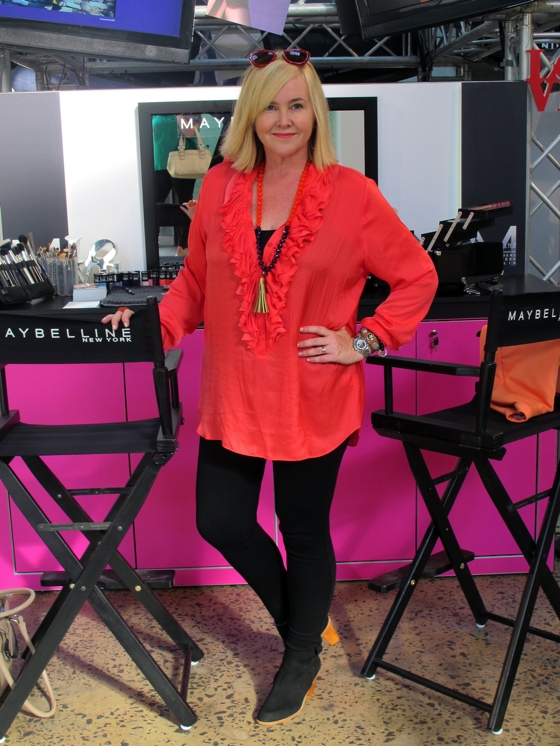 MBFWA outfit Day 1: Mela Purdie ponte pants, Mela Purdie shirt, Red Phoenix Design necklace, Zoe Kratzmann ankle boots