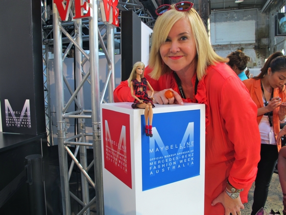 Styling You's Nikki Parkinson meets Barbie at MBFWA