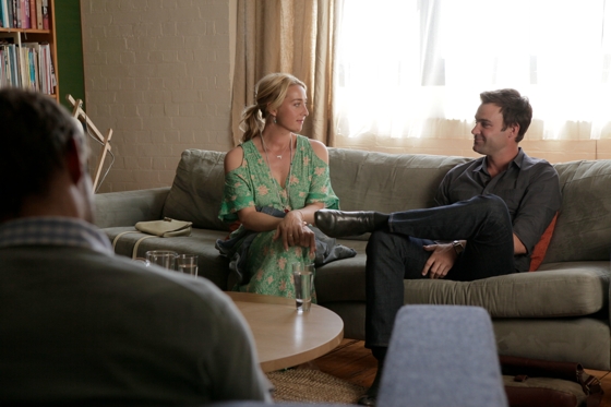 Nina Proudman (Asher Keddie) and Patrick Reid (Matthew Le Nevez)