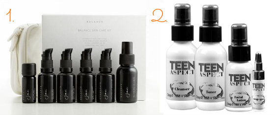 Teenage skincare