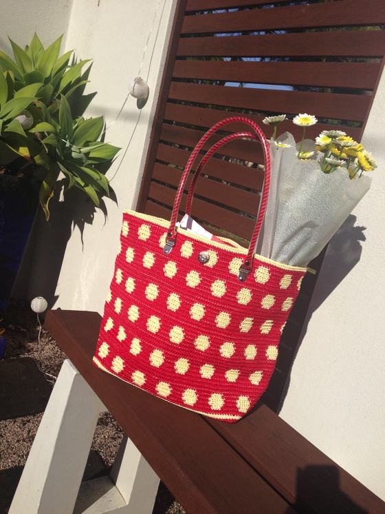 Skipping girl bag