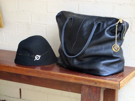 Mimco hat | Sterling and Hyde bag
