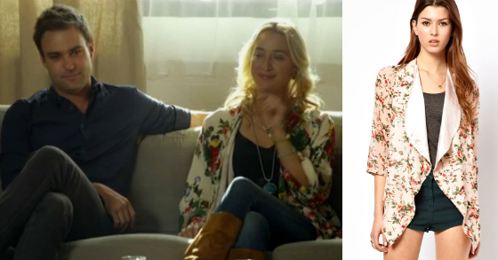 Nina Proudman style | Offspring Season 4 Ep 4 | floral kimono