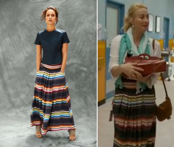 Nina Proudman style | Offspring Season 4 Ep 4 | Binny maxi skirt (winter 2013)