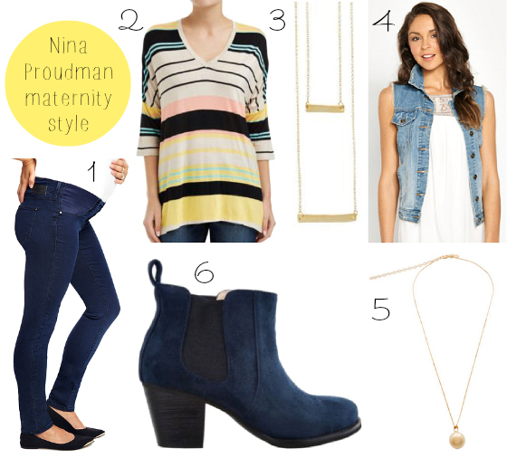 Nina Proudman maternity style