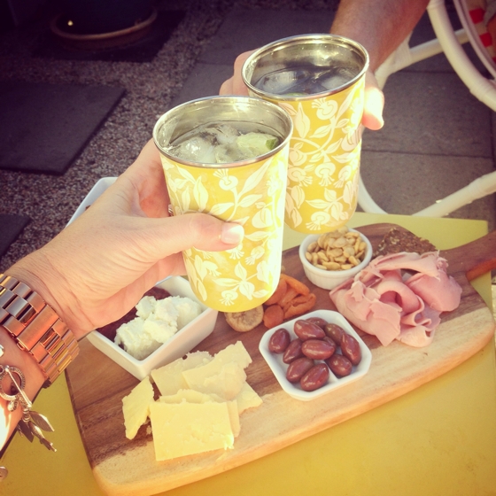 Courtyard drinks