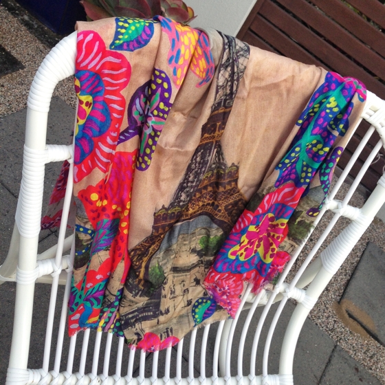 Blue Illusion scarf