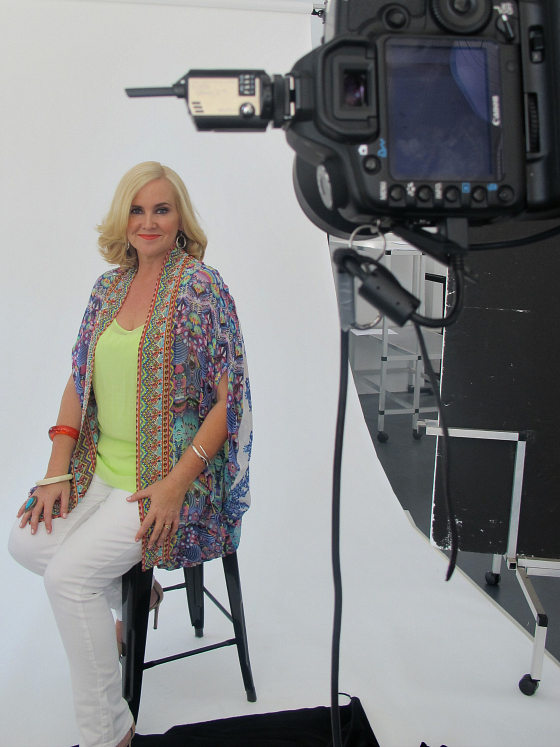 Nikki Parkinson Styling You book photo shoot | Camilla cape from Zambezee Boutique | Mela Purdie top at Zambezee Boutique | NYDJ jeans | Dinosaur Designs bangles | Samantha Wills ring | Uberkate bangle | Uberkate earrings