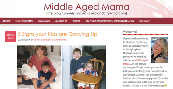 Middle Aged Mama