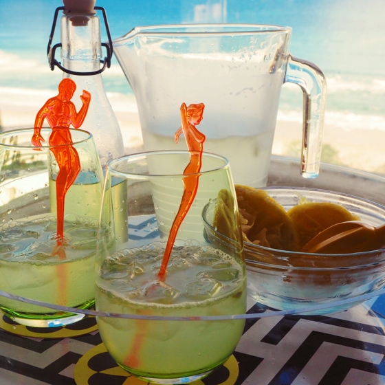 QT Gold Coast - fresh lemonade in your room