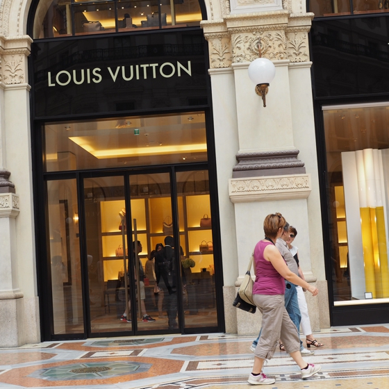 Shopping in Milan, Italy