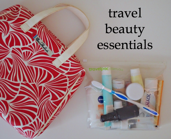 Travel beauty essentials