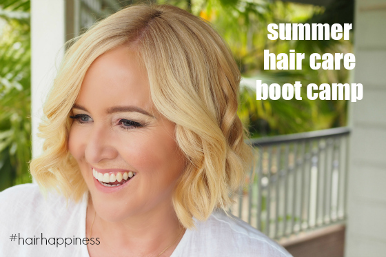 Hair Happiness Summer Hair Care Boot Camp | 7 tips for caring for your hair at home between salon visits | #hairhappiness