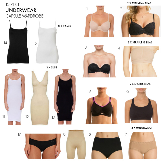 Building a bra wardrobe: This checklist includes the basic bra