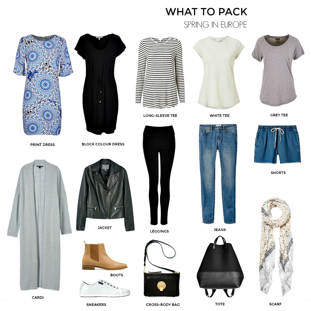 capsule wardrobe travel europe summer