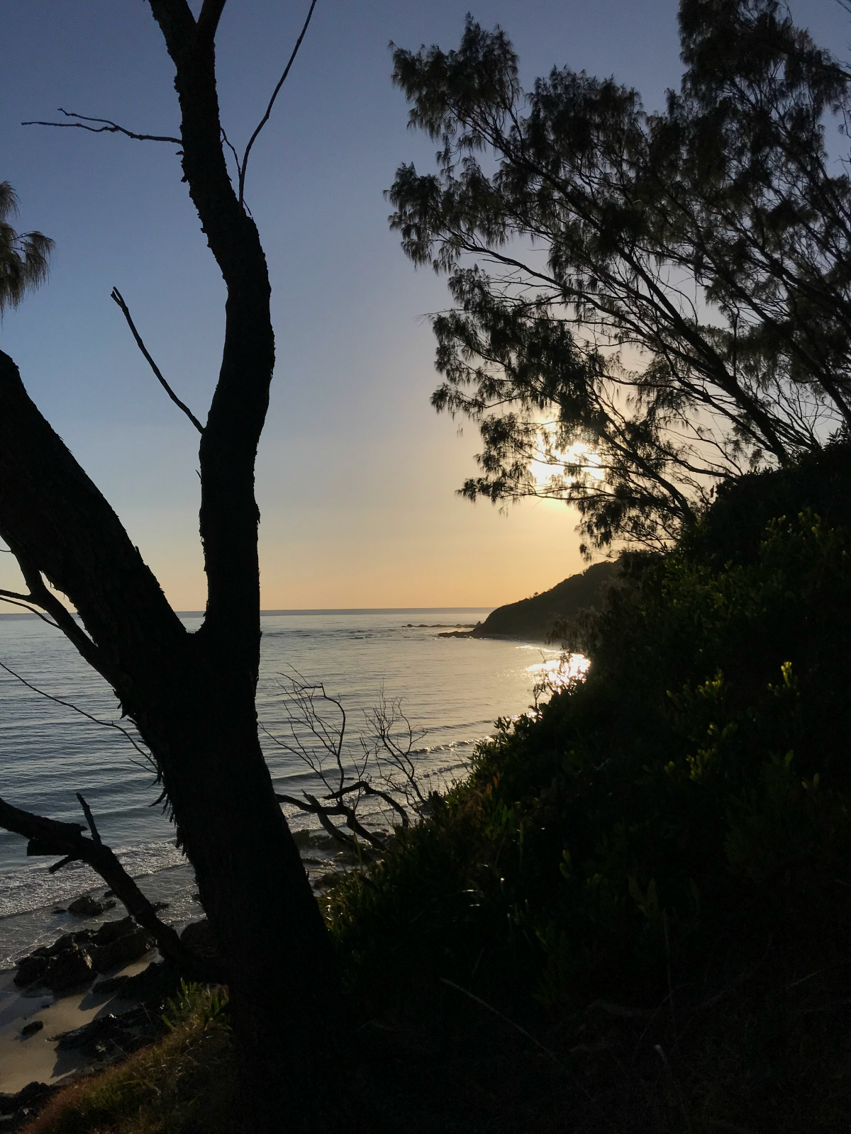 Sunrise over Wategos Beach, Byron Bay