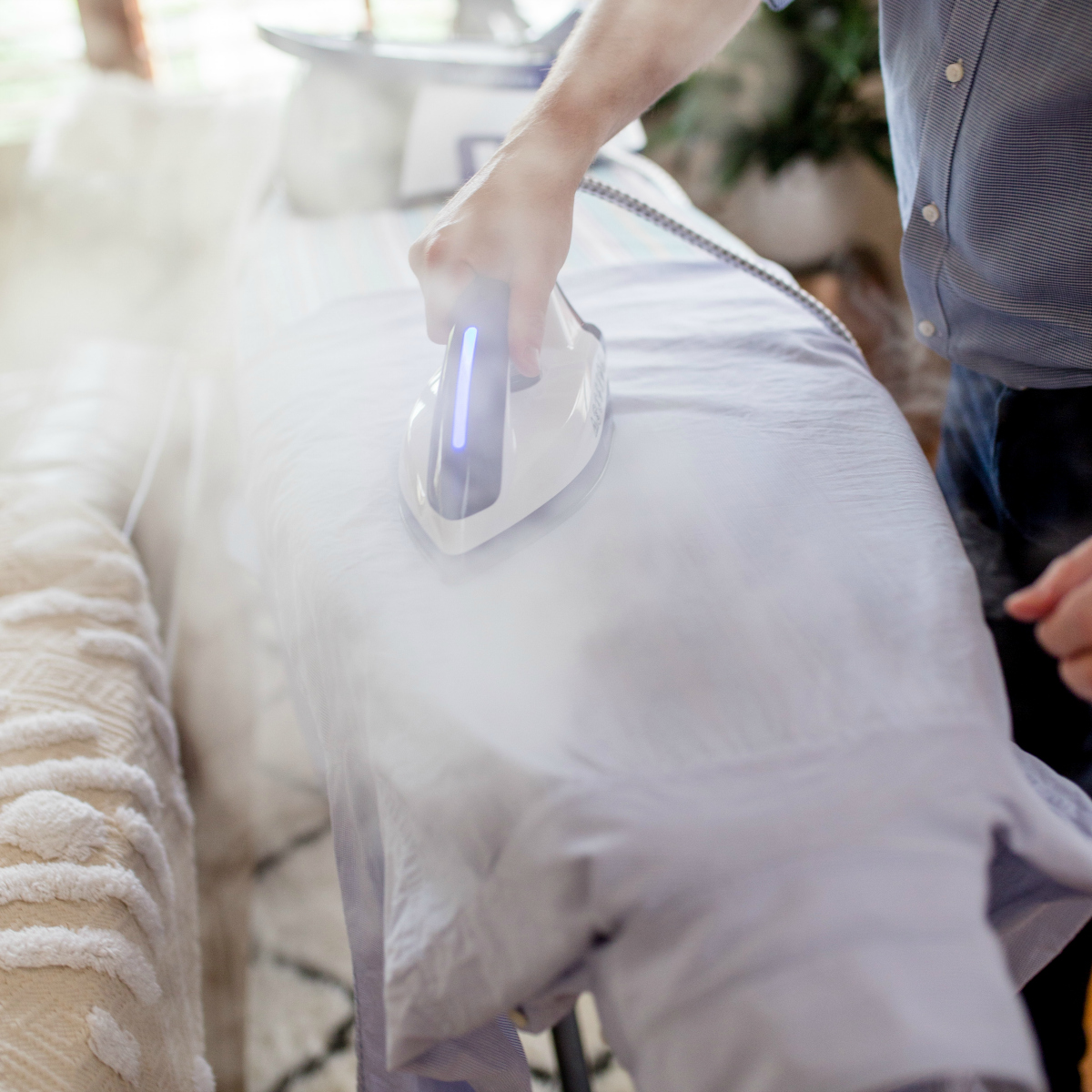 Russell Hobbs Steam Power Steam Station | Husband ironing tips
