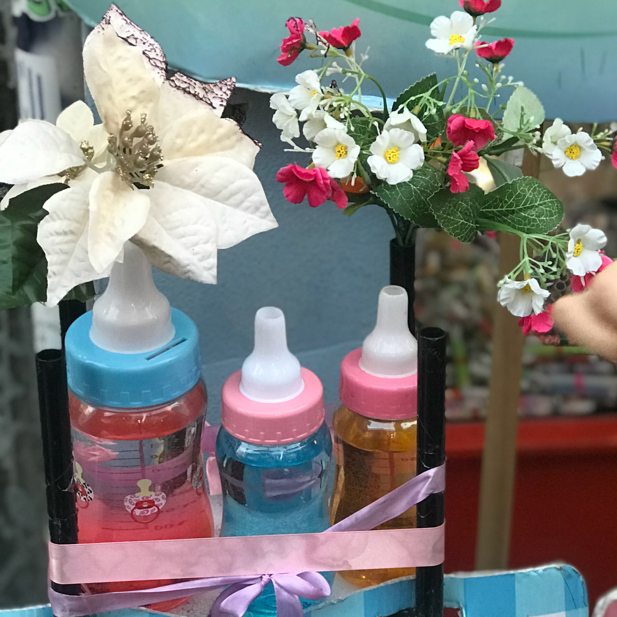 Drinks in baby bottles, Harajuku, Tokyo, Japan | 48 hours in Tokyo