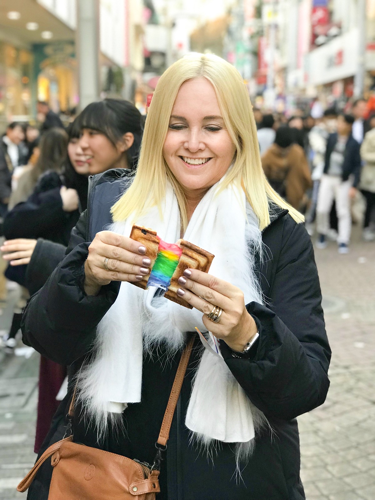 Rainbow cheese toastie, Harajuku, Tokyo, Japan | 48 hours in Tokyo