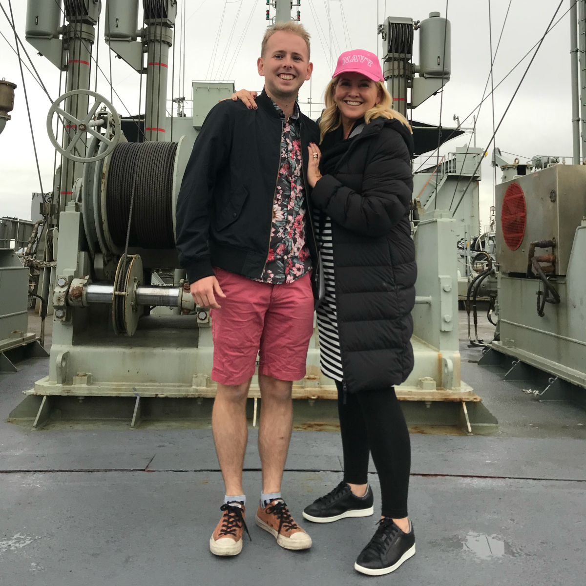 Navy mum on board HMAS Success