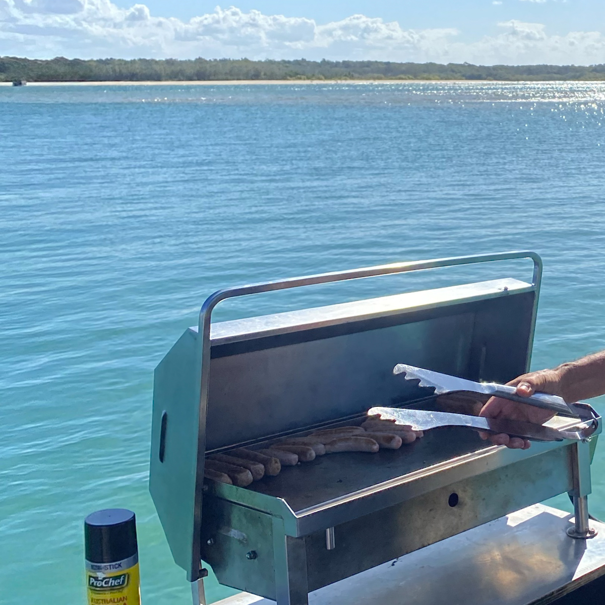 What to do in Noosa in winter: Pelican Boat Hire barbecue boat