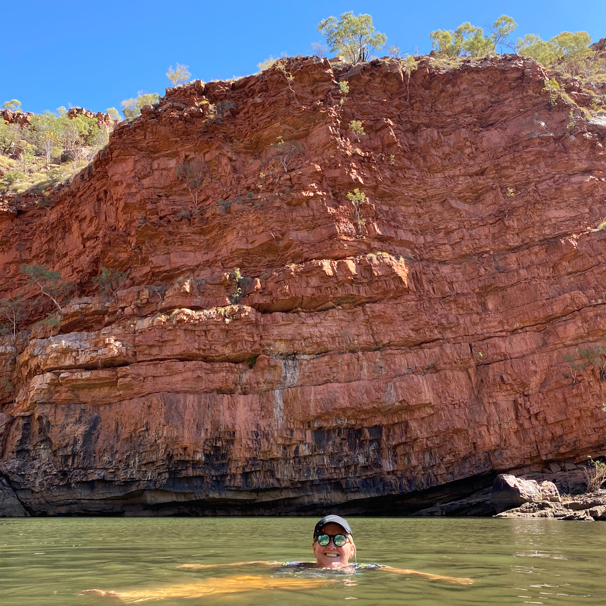 Swimming in the Big Gorge, Lawn Hill Boodjamulla National Park